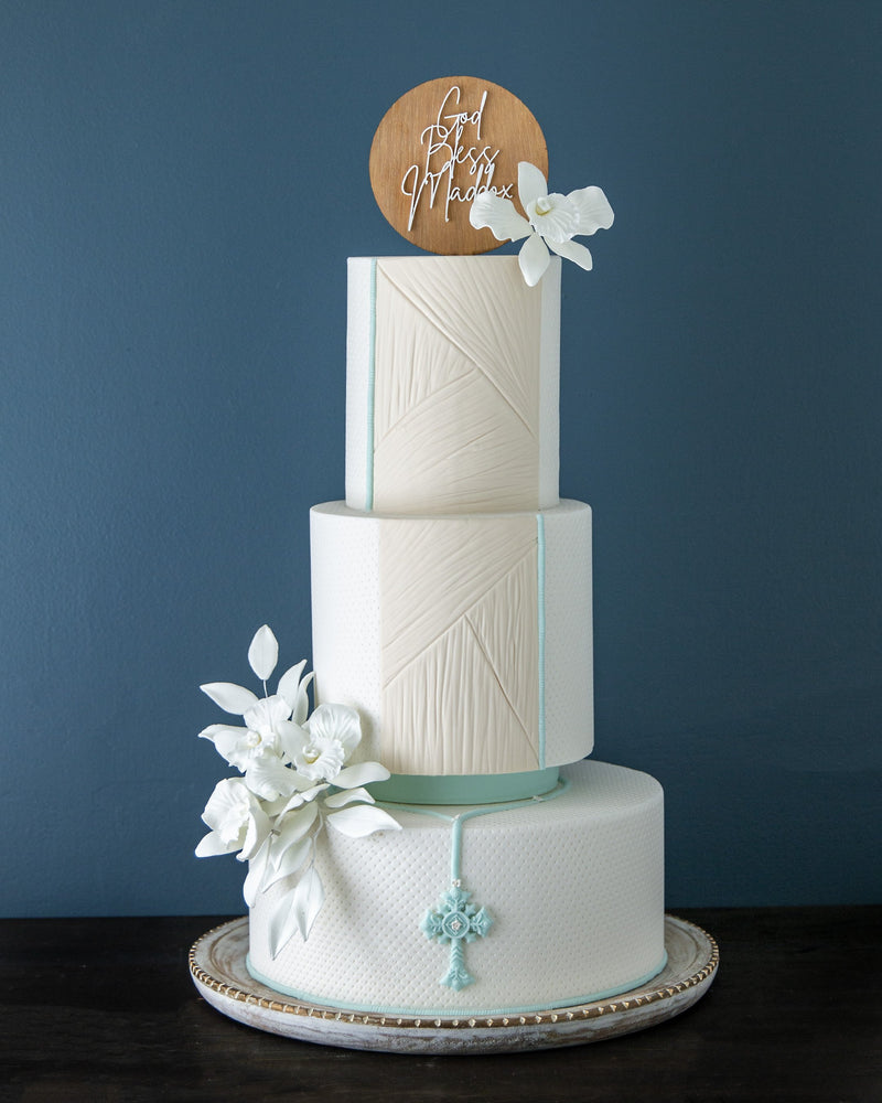 Textured Blessings Cake Elegant Temptations Bakery