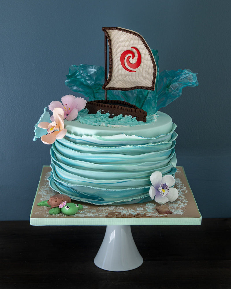 Moana at Sea Cake Elegant Temptations Bakery