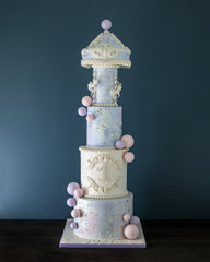 Modern Carousel Cake Elegant Temptations Bakery
