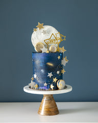 Moon & Stars - Galaxy Cake Elegant Temptations Bakery