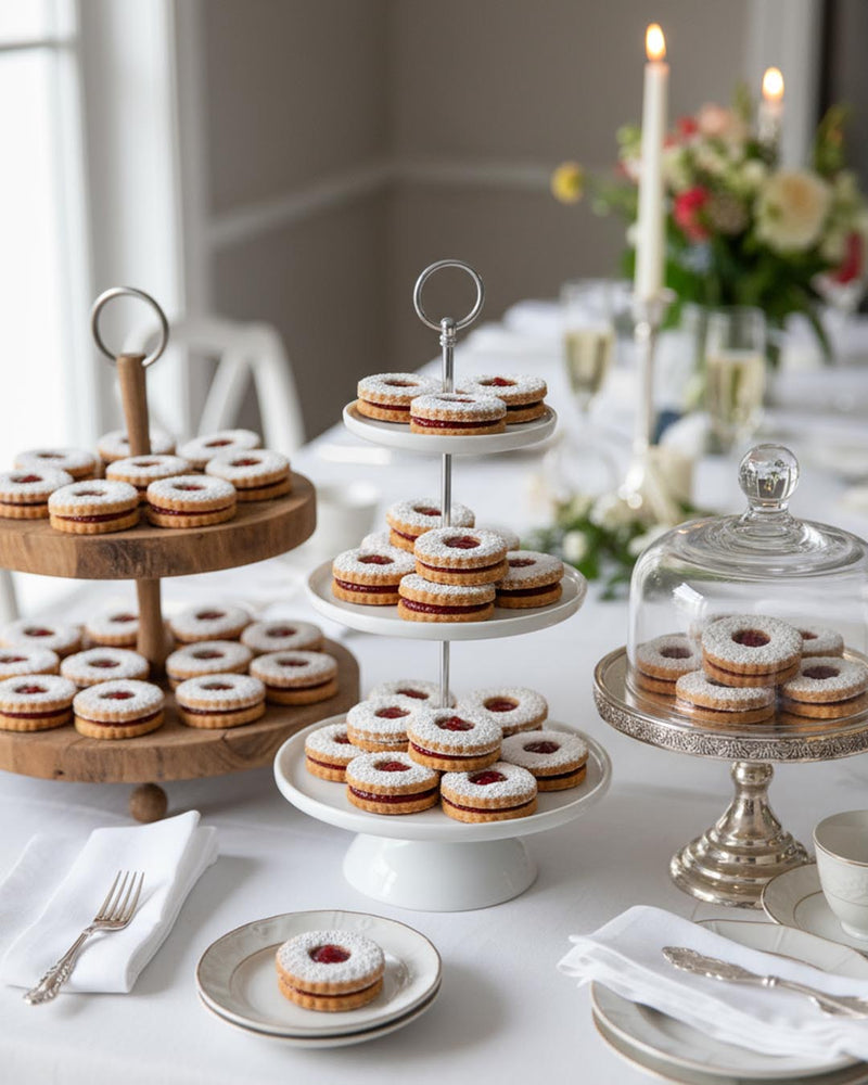 Raspberry Bullseye Cookies