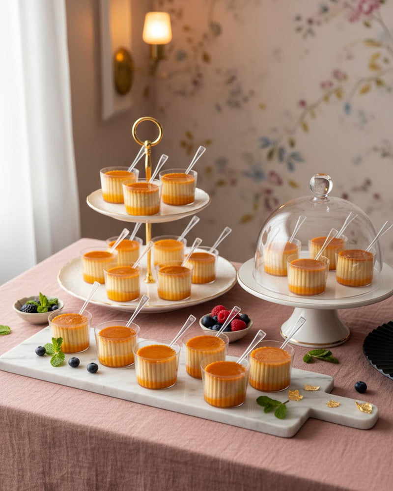 Mini Flan Caramel Cups