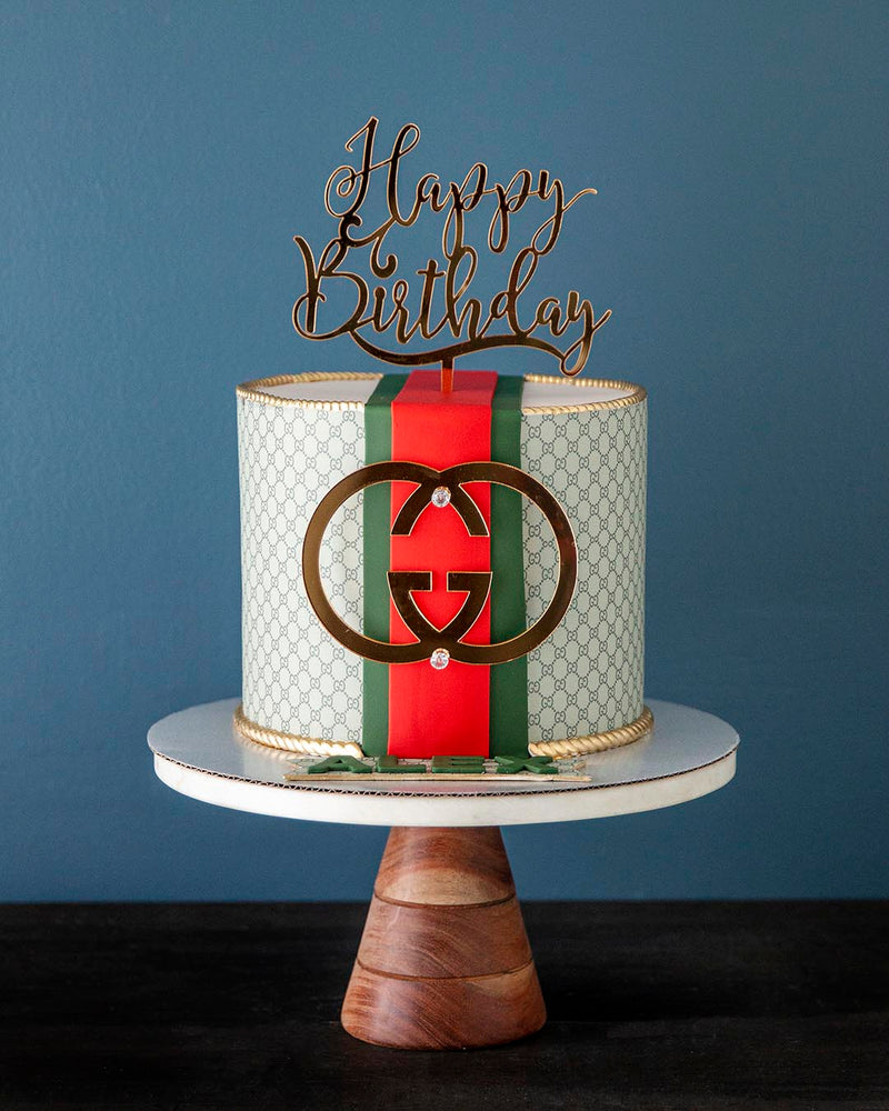 G is for Glam cake