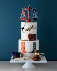university of Miami Law School Graduation cake