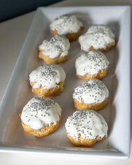 1 Dozen Eclairs Puffs Cake Elegant Temptations Bakery