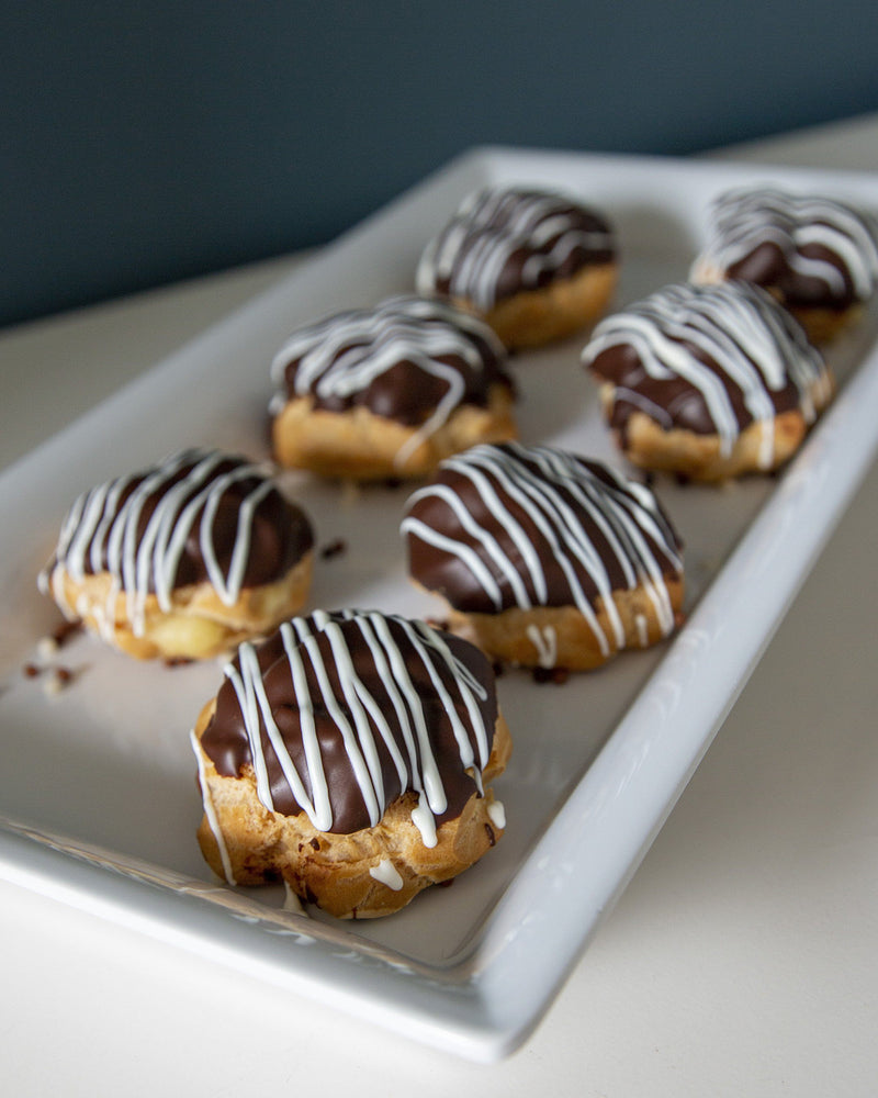 1 Dozen Eclairs Puffs Cake Elegant Temptations Bakery