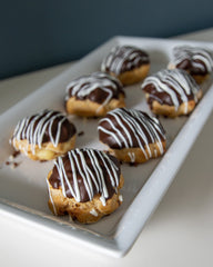 1 Dozen Eclairs Puffs Cake Elegant Temptations Bakery
