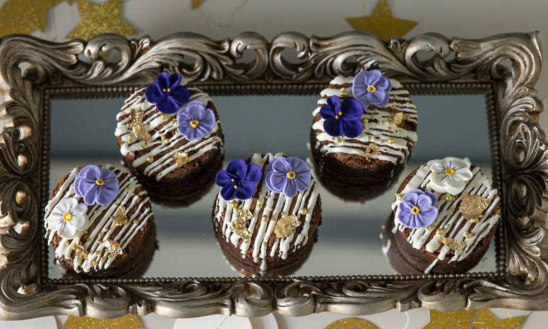 1 Dozen Fudge Brownies Cake Elegant Temptations Bakery