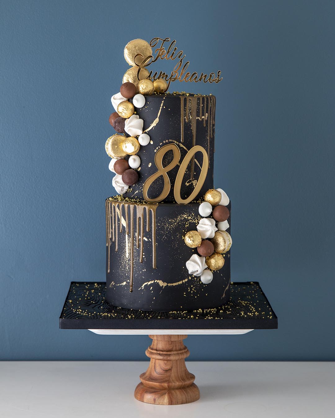 80 Years Loved Birthday Cake Topper – Crazy Panda Creations