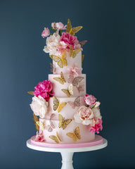 Cascading Butterflies Cake Elegant Temptations Bakery