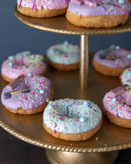 1 Dozen Decorated Doughnuts Cake Elegant Temptations Bakery
