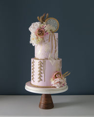 Boho Chic Birthday Cake Elegant Temptations Bakery