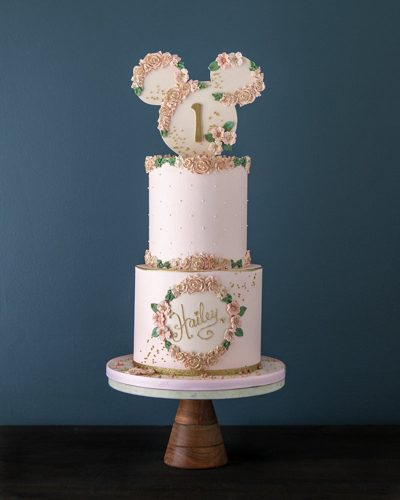Botanical Minnie Cake Elegant Temptations Bakery