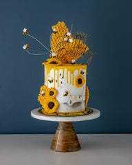 Buzzing Birthday Cake Elegant Temptations Bakery