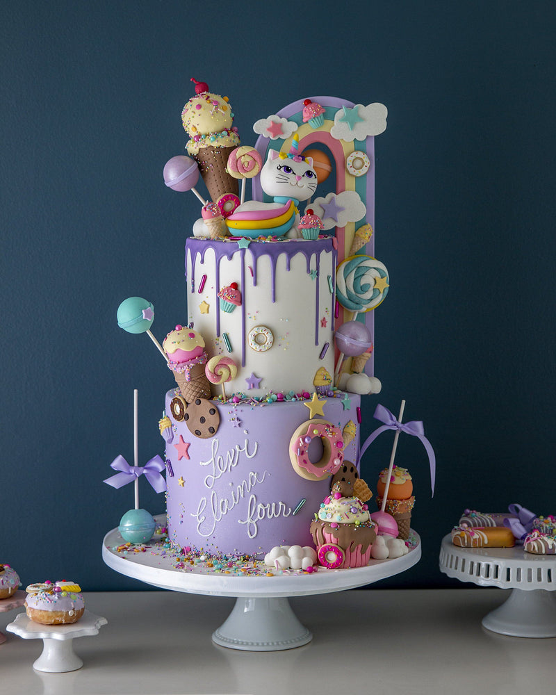 Caticorn Kit Cake Elegant Temptations Bakery