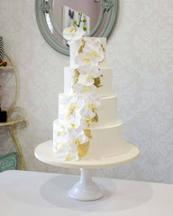 Gold Plated Orchids Cake Elegant Temptations Bakery