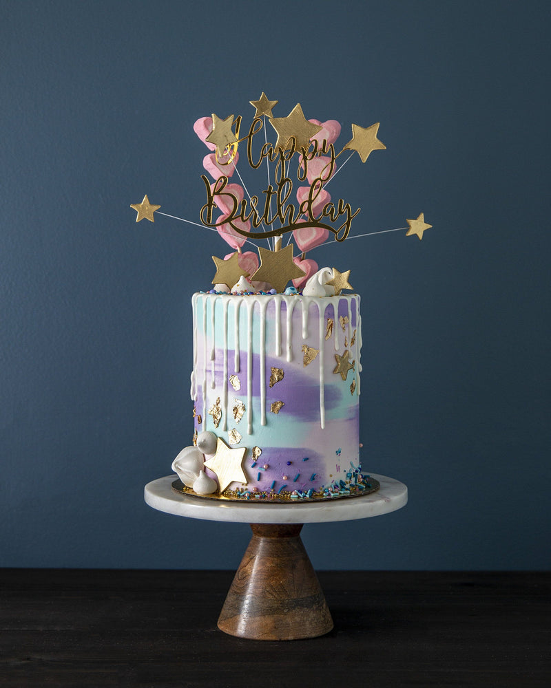 Hearts & Stars Cake Elegant Temptations Bakery