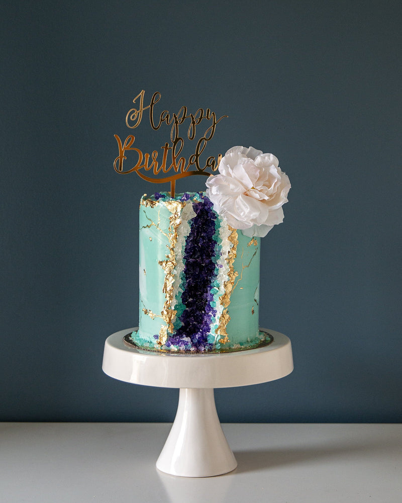 Marble Geode Cake Elegant Temptations Bakery
