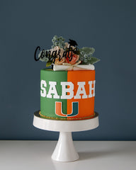 UM Graduation Cake Elegant Temptations Bakery