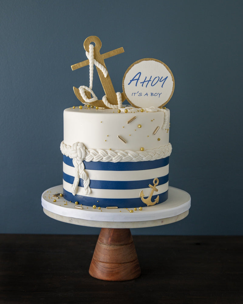 Nautical - It's a Boy! Cake Elegant Temptations Bakery