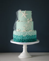 Seaside Wedding Cake Elegant Temptations Bakery