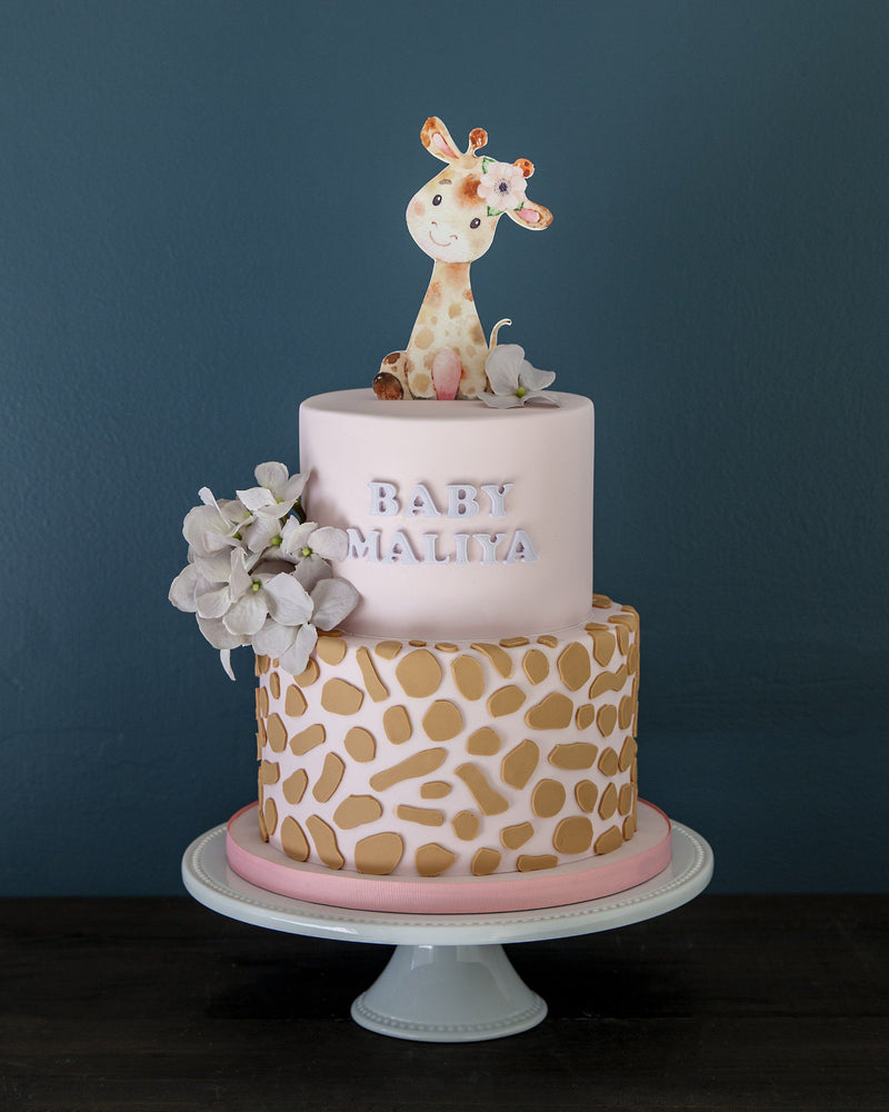 Sweet Giraffe Cake Elegant Temptations Bakery