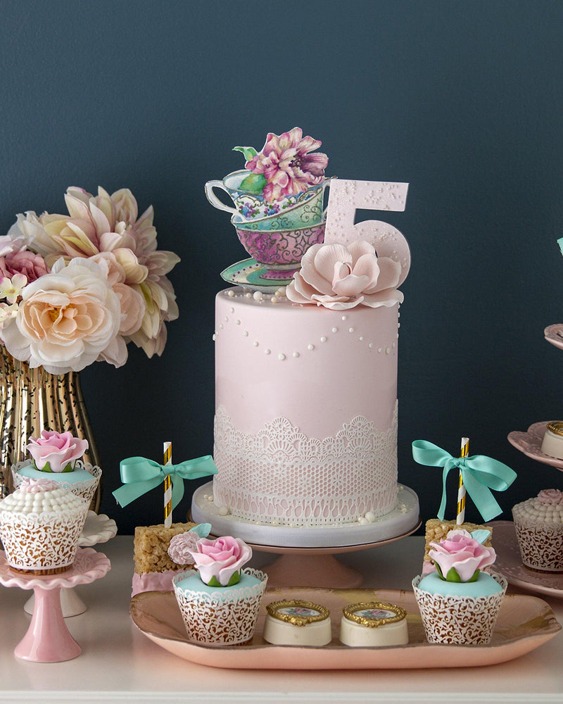 Tea Party Kit Cake Elegant Temptations Bakery