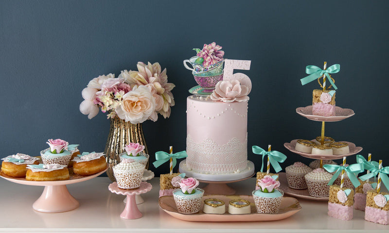 Tea Party Kit Cake Elegant Temptations Bakery