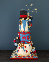 Vintage Circus Cake Elegant Temptations Bakery