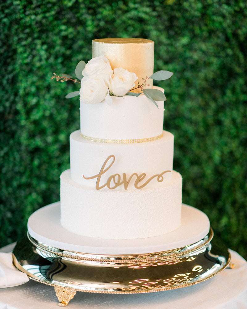 Wedding Love Cake Elegant Temptations Bakery