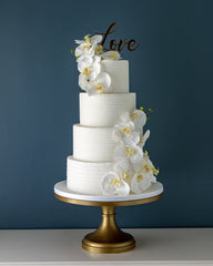 Wedding - Orchids Cake Elegant Temptations Bakery