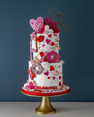 XOXO Cake Elegant Temptations Bakery
